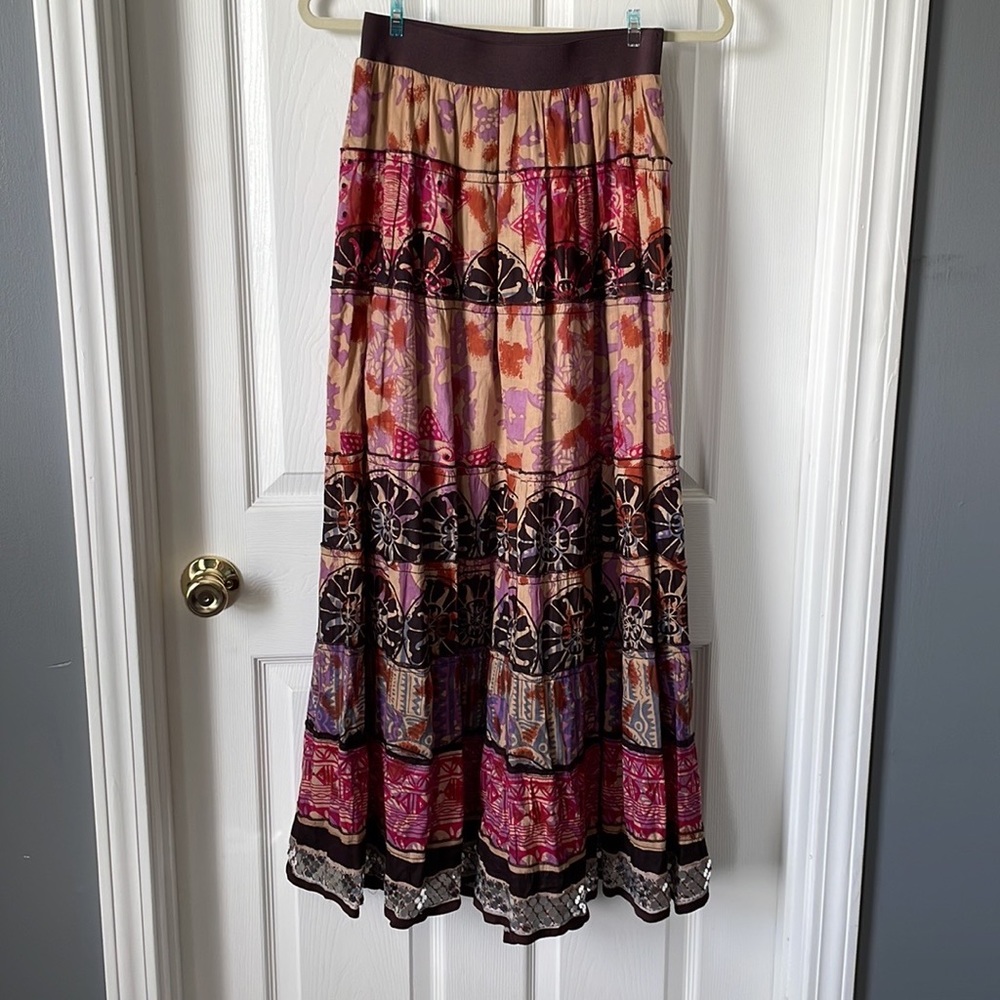 Soft Surroundings Boho Maxi Skirt